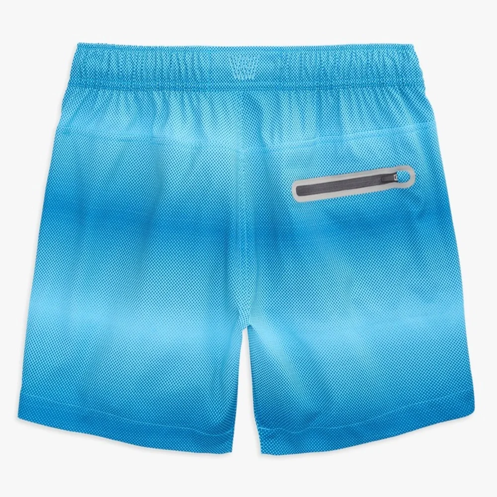 •MACK WELDON• NWOT Blue‎ Waterslide Pulse Stripe Swim Trunks Shorts Size XXL